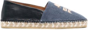 ETRO Espadrilles met logoprint Blauw