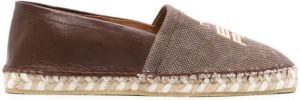 ETRO Espadrilles met logoprint Bruin