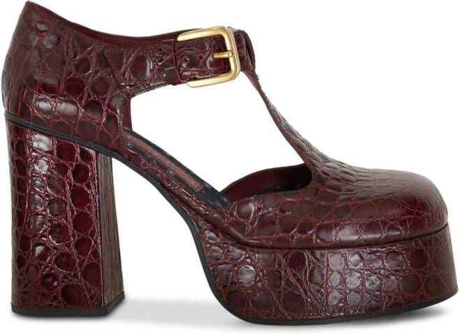 ETRO Mary Jane pumps met ronde neus Rood