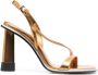 ETRO Metallic sandalen Goud - Thumbnail 1