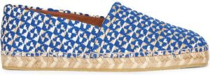 ETRO Espadrilles met monogram patroon Blauw