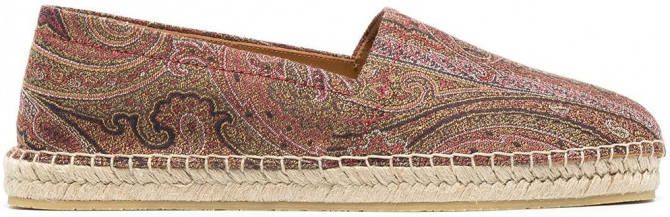 ETRO Espadrilles met paisley-print Beige