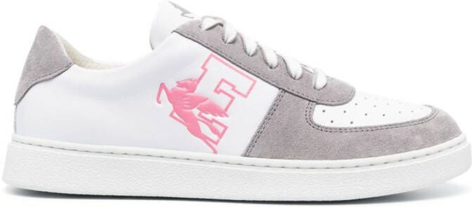 ETRO Pegaso tweekleurige sneakers Grijs