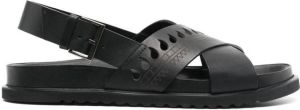 ETRO Sandalen met geperforeerd detail Zwart