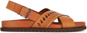ETRO Sandalen met geperforeerd detail Oranje