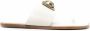 ETRO Crown Me leren sandalen Wit - Thumbnail 1