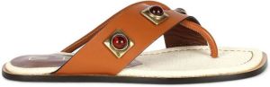 ETRO Verfraaide sandalen Bruin