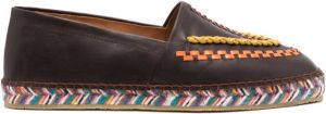 ETRO Loafers met afwerking Bruin