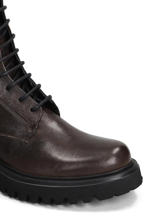Evaluna lace-up calf leather boots Bruin - Foto 5