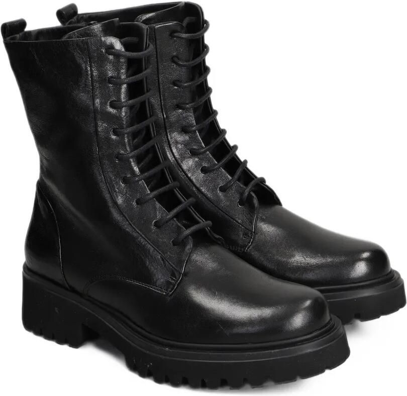 Evaluna lace-up leather boots Zwart - Foto 4