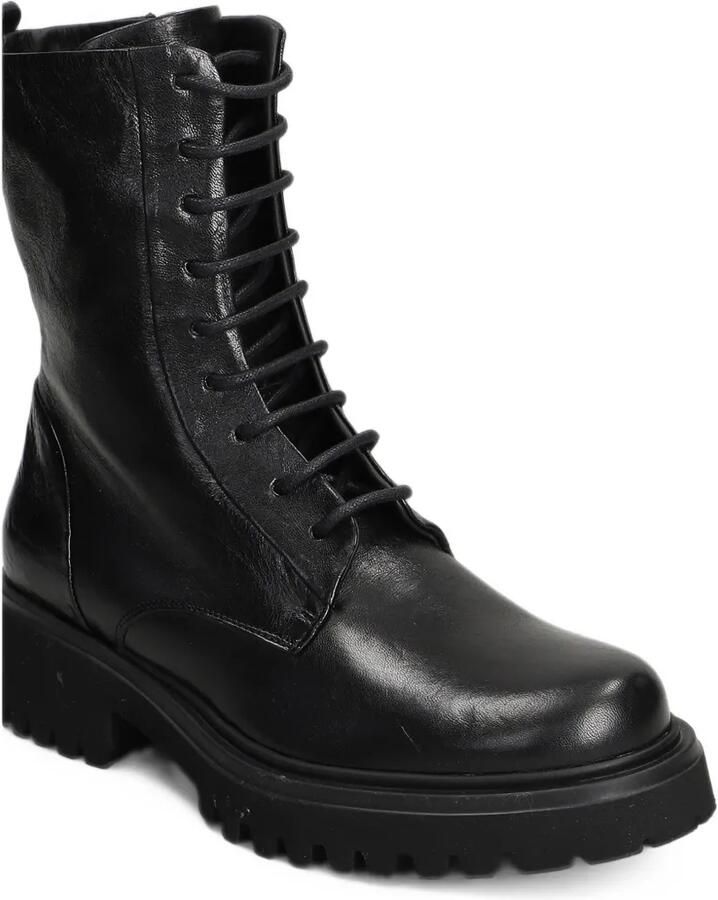 Evaluna lace-up leather boots Zwart - Foto 3