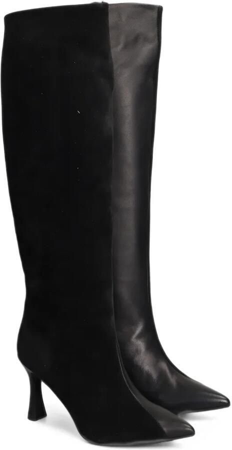 Evaluna panelled pointed-toe boots Zwart - Foto 3