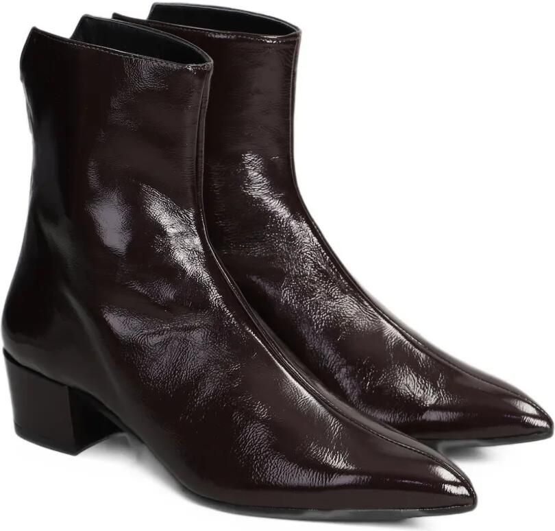 Evaluna patent-finish ankle boots Rood - Foto 3
