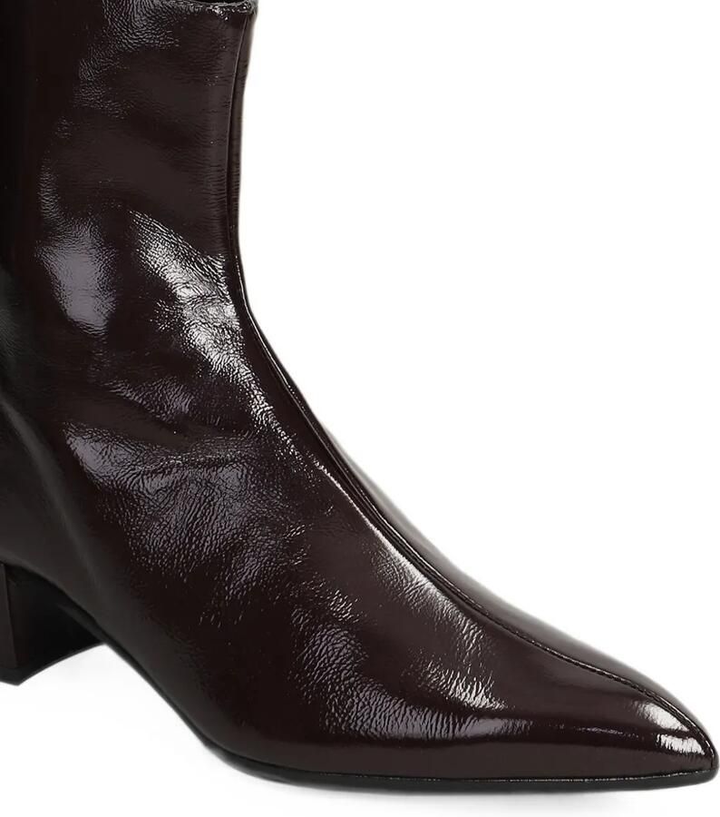 Evaluna patent-finish ankle boots Rood - Foto 2