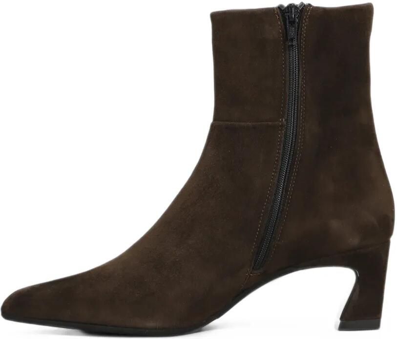 Evaluna pointed-toe calf suede boots Bruin - Foto 3