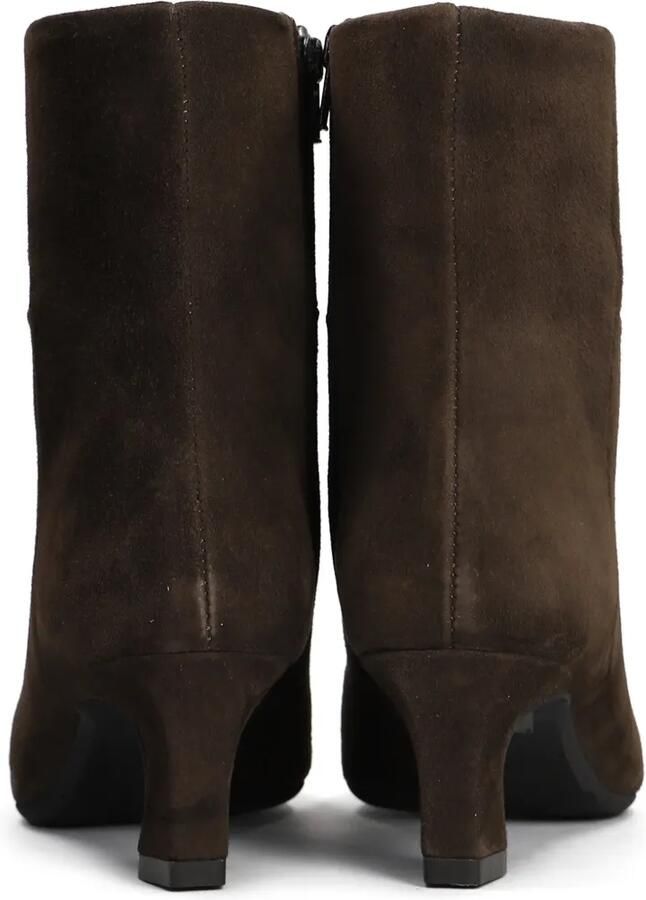 Evaluna pointed-toe calf suede boots Bruin - Foto 2