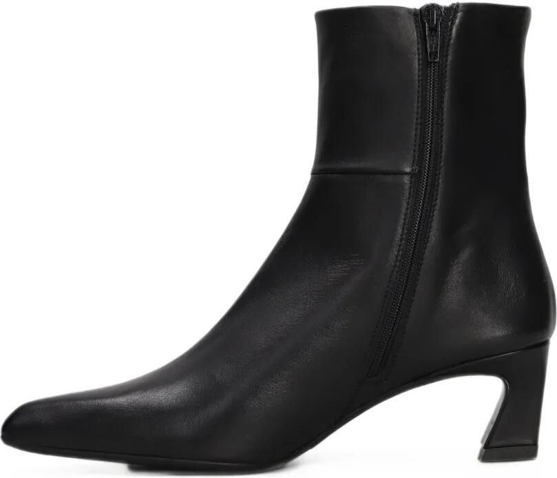Evaluna pointed-toe leather ankle boots Zwart - Foto 4