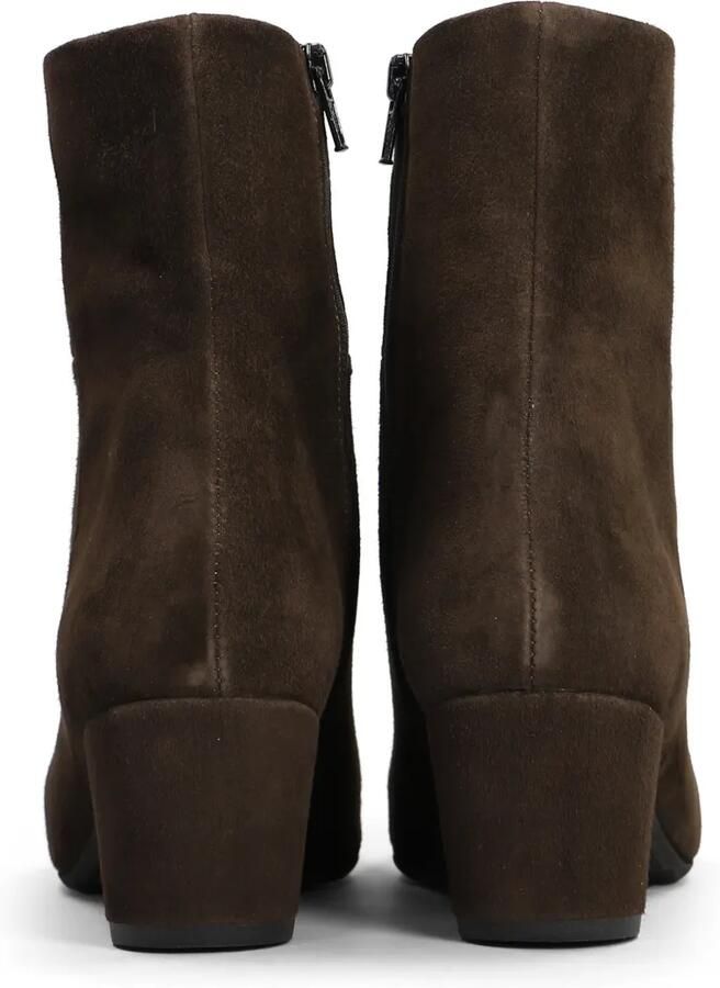 Evaluna pointed-toe suede ankle boots Bruin - Foto 4