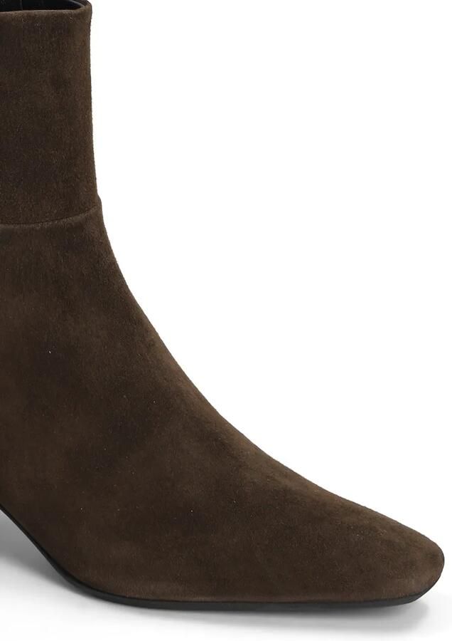 Evaluna pointed-toe suede ankle boots Bruin - Foto 5