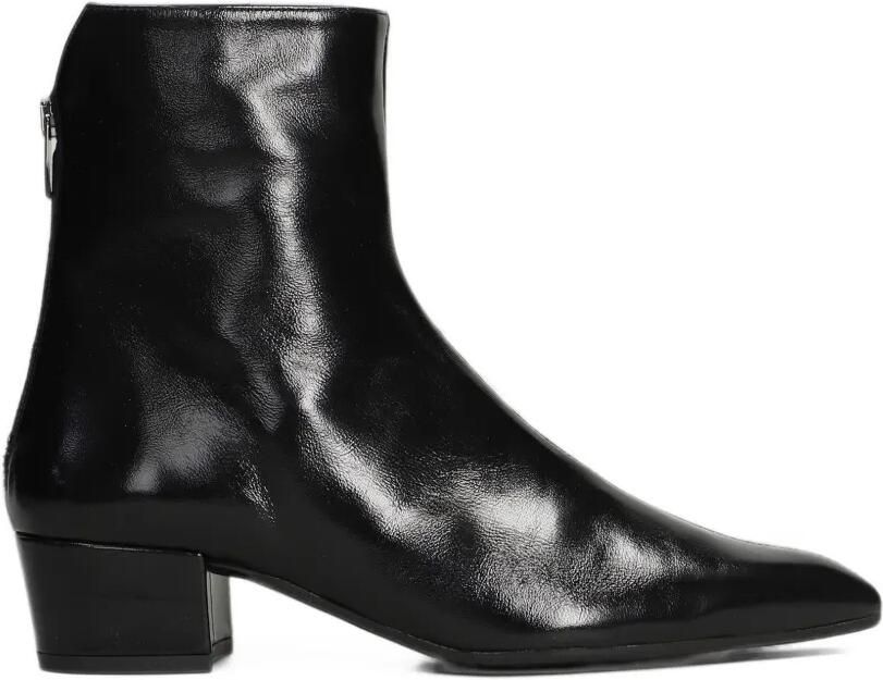 Evaluna pointed-toe zip-fastening ankle boots Zwart
