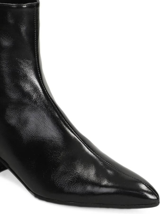 Evaluna pointed-toe zip-fastening ankle boots Zwart - Foto 3