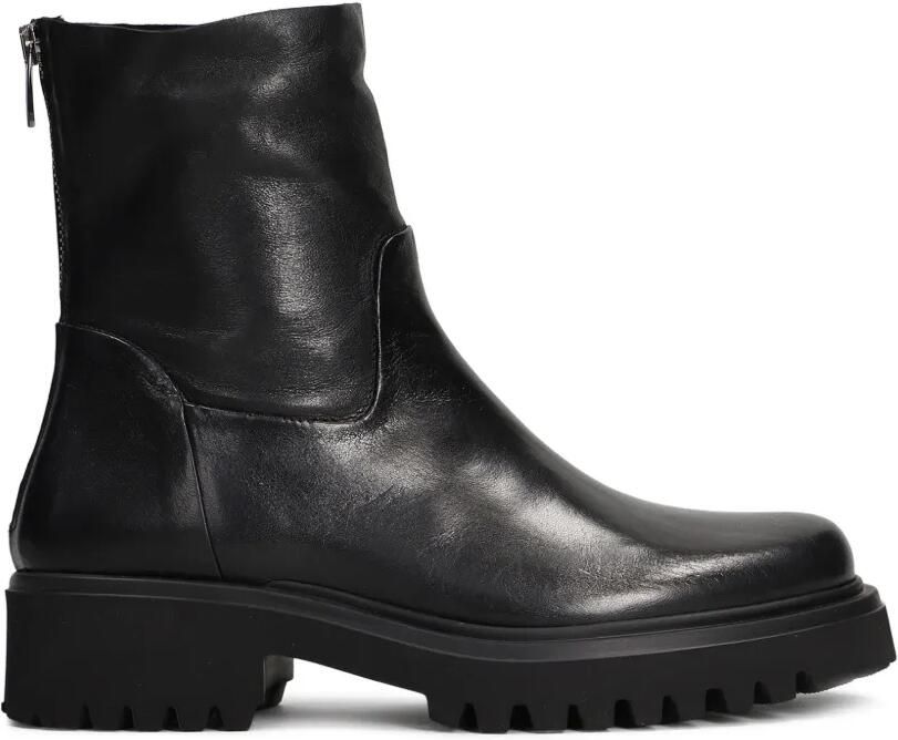 Evaluna rear-zip chunky-sole boots Zwart