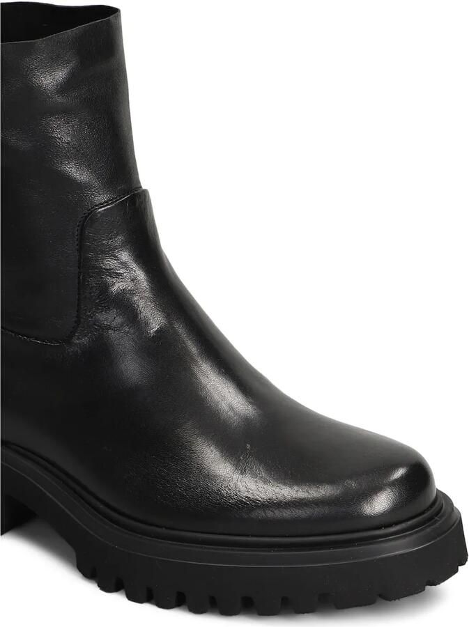 Evaluna rear-zip chunky-sole boots Zwart - Foto 4