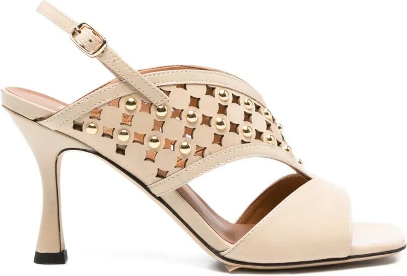 Evaluna Sandalen verfraaid met studs Beige