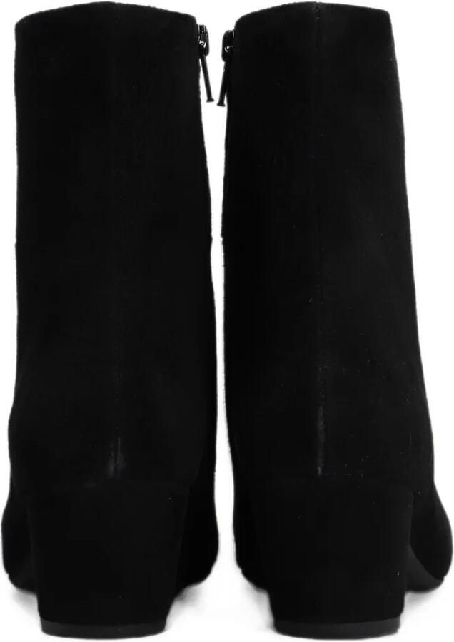Evaluna suede pointed-toe ankle boots Zwart - Foto 4