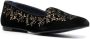 10 CORSO COMO x Castañer Hojas fluwelen slippers Zwart - Thumbnail 2