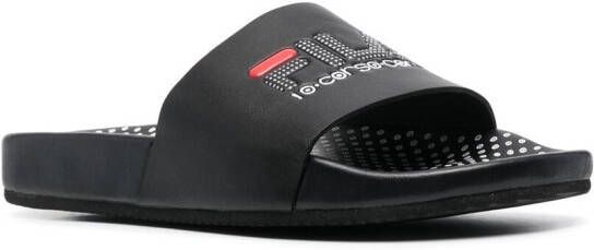 10 CORSO COMO x Fila slippers met stippen Zwart