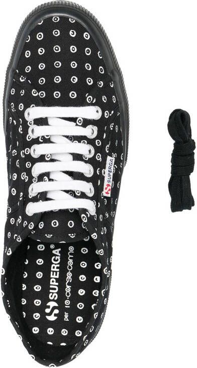 10 CORSO COMO x Superga sneakers met logoprint Zwart