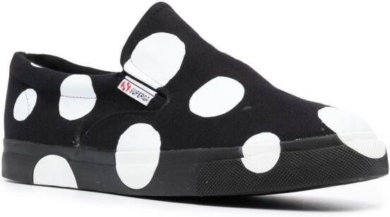10 CORSO COMO x Superga sneakers met stippen Zwart