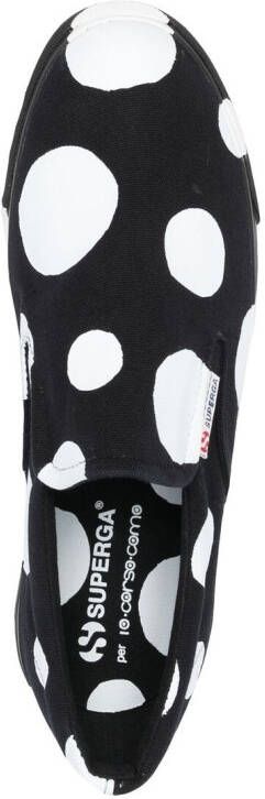 10 CORSO COMO x Superga sneakers met stippen Zwart