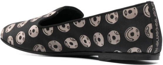 10 CORSO COMO x The Merchant of Florence Emoji slippers Zwart