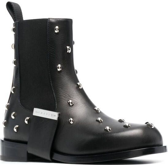 1017 ALYX 9SM Chelsea laarzen met studs Zwart