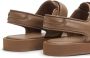 12 STOREEZ Gewatteerde leren sandalen Beige - Thumbnail 4