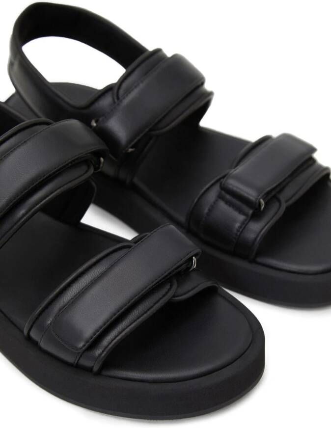 12 STOREEZ Sandalen met klittenband Zwart