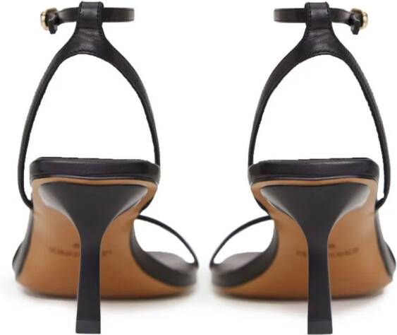 12 STOREEZ Stiletto sandalen Zwart