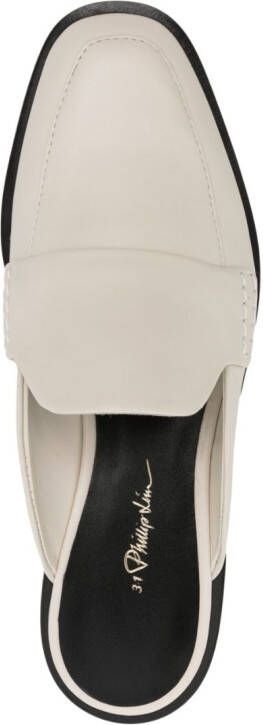 3.1 Phillip Lim Alexa leren loafers Wit