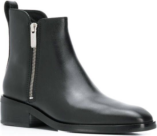 3.1 Phillip Lim Alexa enkellaarzen Zwart