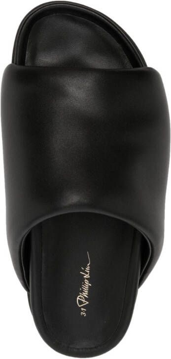 3.1 Phillip Lim Slippers met plateauzool Zwart