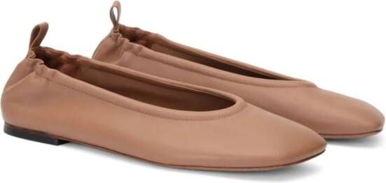 3.1 Phillip Lim ID leren ballerina's Beige