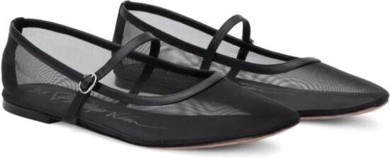 3.1 Phillip Lim ID mesh ballerina's Zwart