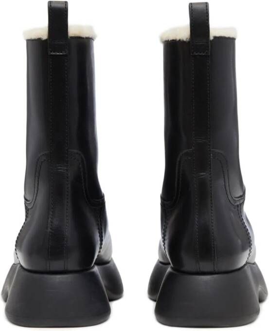 3.1 Phillip Lim Mercer leren combat boots Zwart