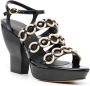 3.1 Phillip Lim Salma sandalen met plateauzool Zwart - Thumbnail 2