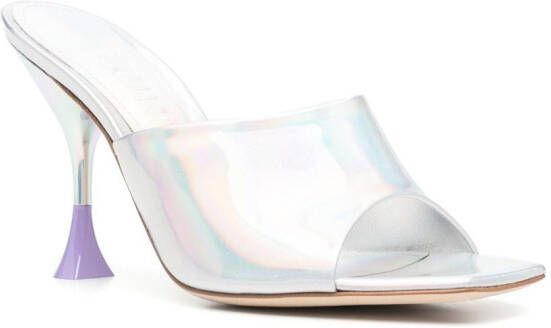 3juin Slip-on muiltjes Zilver