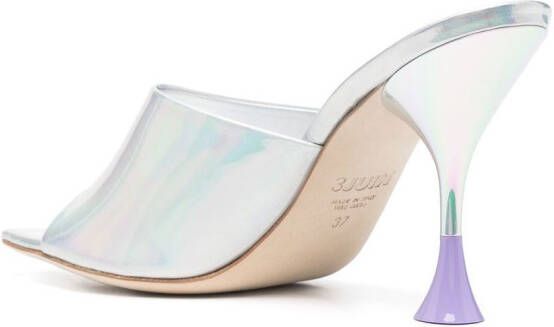 3juin Slip-on muiltjes Zilver