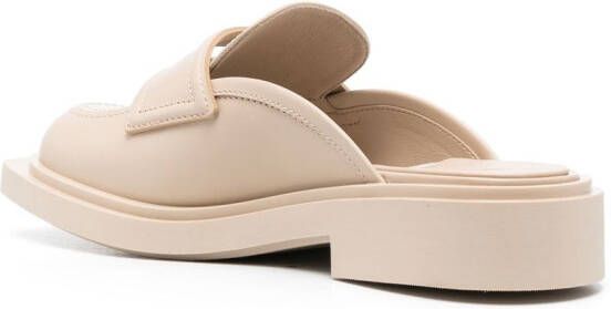3juin Muiltjes met ronde neus Beige