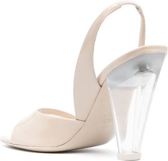 3juin Bridget slingback sandals Beige